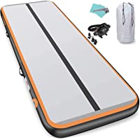 Furgle Colchoneta de Gimnasia Inflable Pista de Aire Colchoneta Colchoneta de Yoga Colchonetas de Ejercicio con Bomba de…